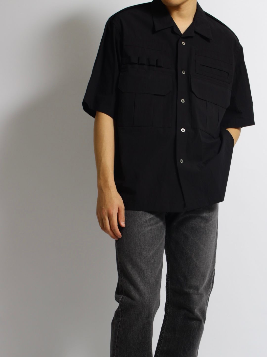 【25SS】 "フレア" ヴィンテージ デニム パンツ / "FLARE" VINTAGE DENIM PANTS / ブラック