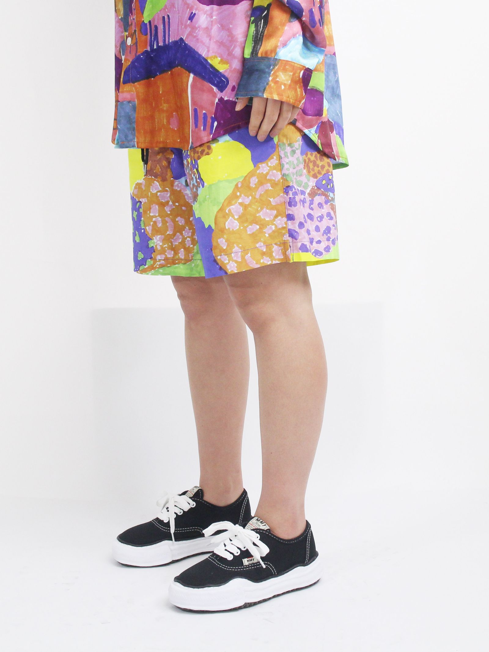 樹木柄 アートショートパンツ / SHORT PANTS IN ALL OVER “ALBERI” / マルチカラー