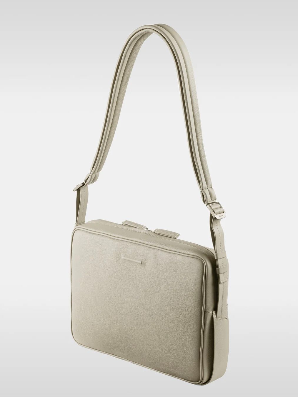 ソフトショルダーバック ラージ / SHOULDER BAG FOR LAPTOP / ホワイトベージュ