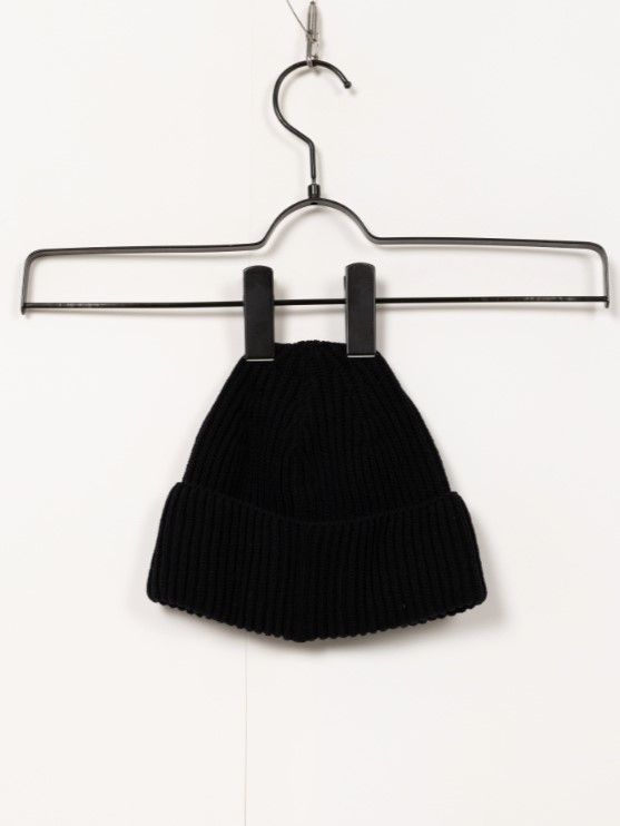 【25SS】"カミヤ" ビーニー / “KMY” BEANIE / ブラック
