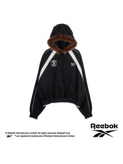 【25AW】リーボック コラボ ユニフォーム スウェット パーカー / × REEBOK UNIFORM SWEAT HOODIE / ブラック