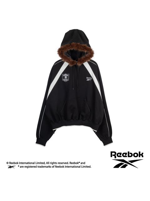 【25AW】リーボック コラボ ユニフォーム スウェット パーカー / × REEBOK UNIFORM SWEAT HOODIE / ブラック