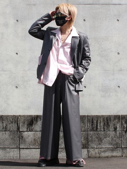 春カラーを取り入れたセットアップコーデ!