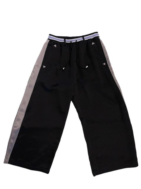 【25AW】サテン スーベニア トラウザー パンツ / SATIN SOUVENIR TROUSERS / ブラック