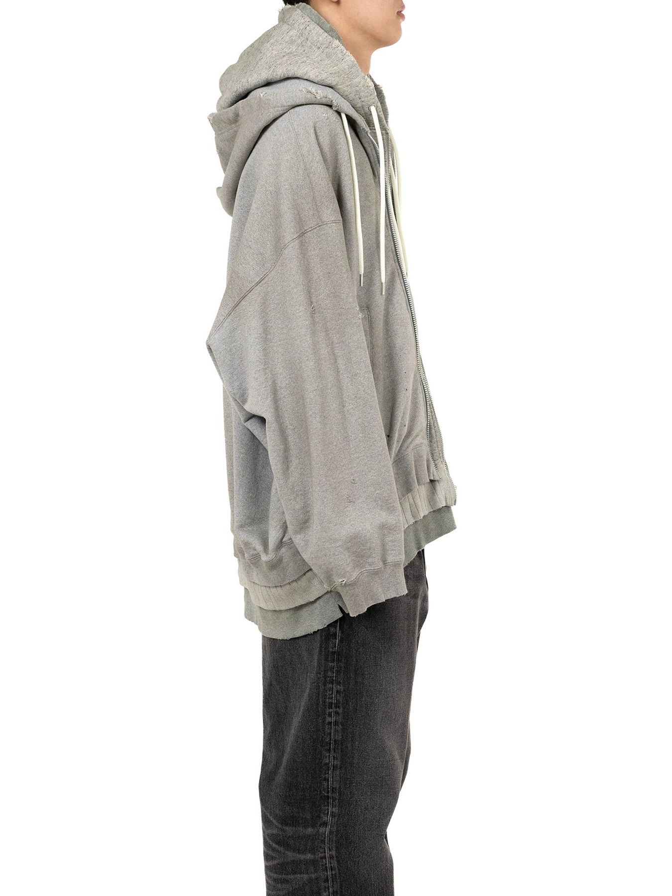 【25AW】トリプル レイヤード パーカー / TRIPLE LAYERED PARKA / グレー