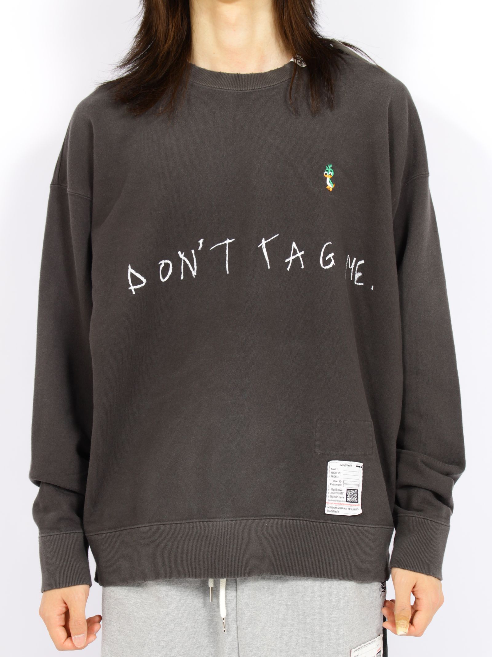 【26AW】 ドント タグミー スウェット プルオーバー / DON'T TAG ME, SWEAT PO / ブラック