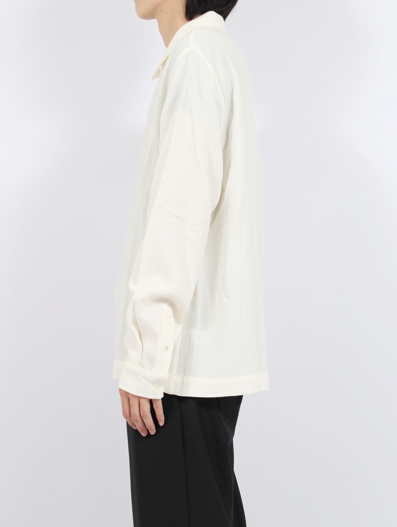 【25AW】定番 センス シャツ 長袖 / SENSE SHIRT / オフホワイト