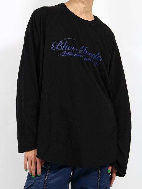 【25SS】"ツアー" ラグラン Tシャツ / "TOUR" RAGRAN TEE / ブラック
