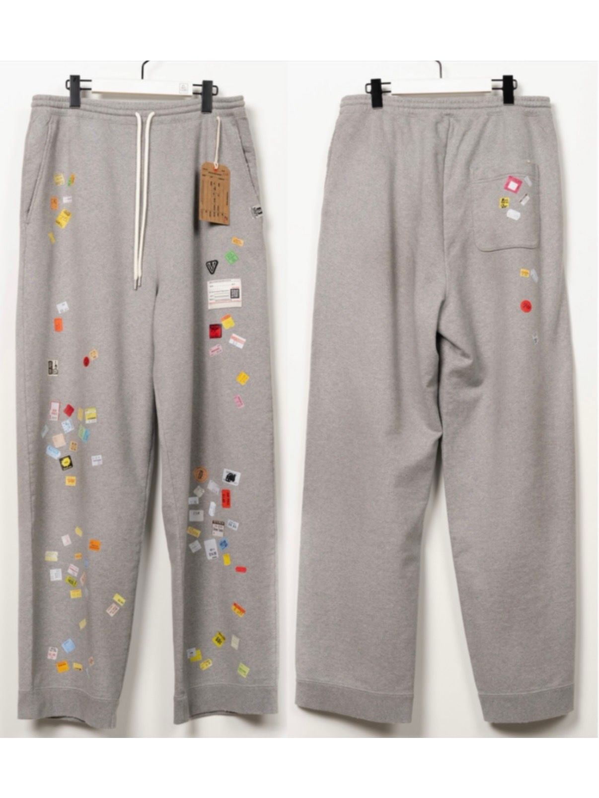 【26AW】プライス ステッカー スウェット パンツ / PRICE STICKER SWEAT PANTS / グレー (A17PT552)