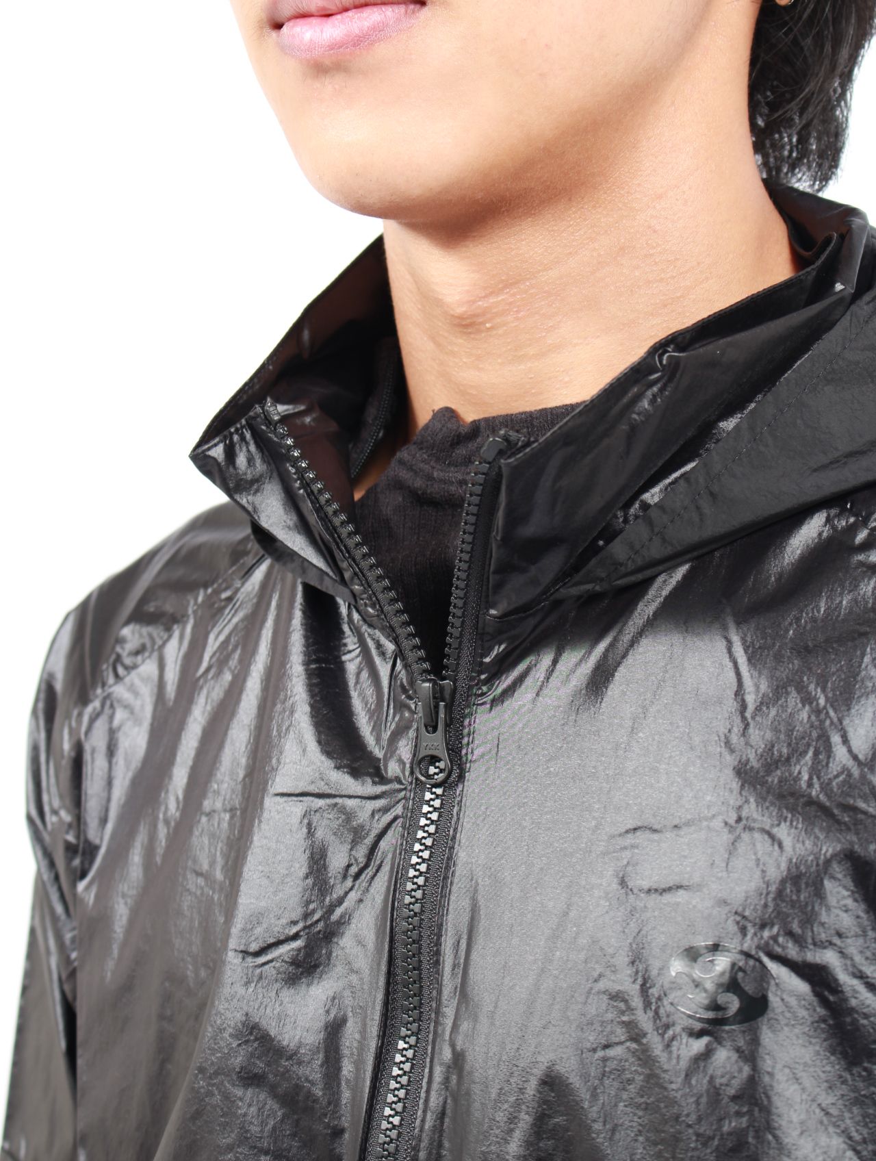【25AW】シャイニーナイロン ラスター ジャケット / LUSTER JACKET / ブラック