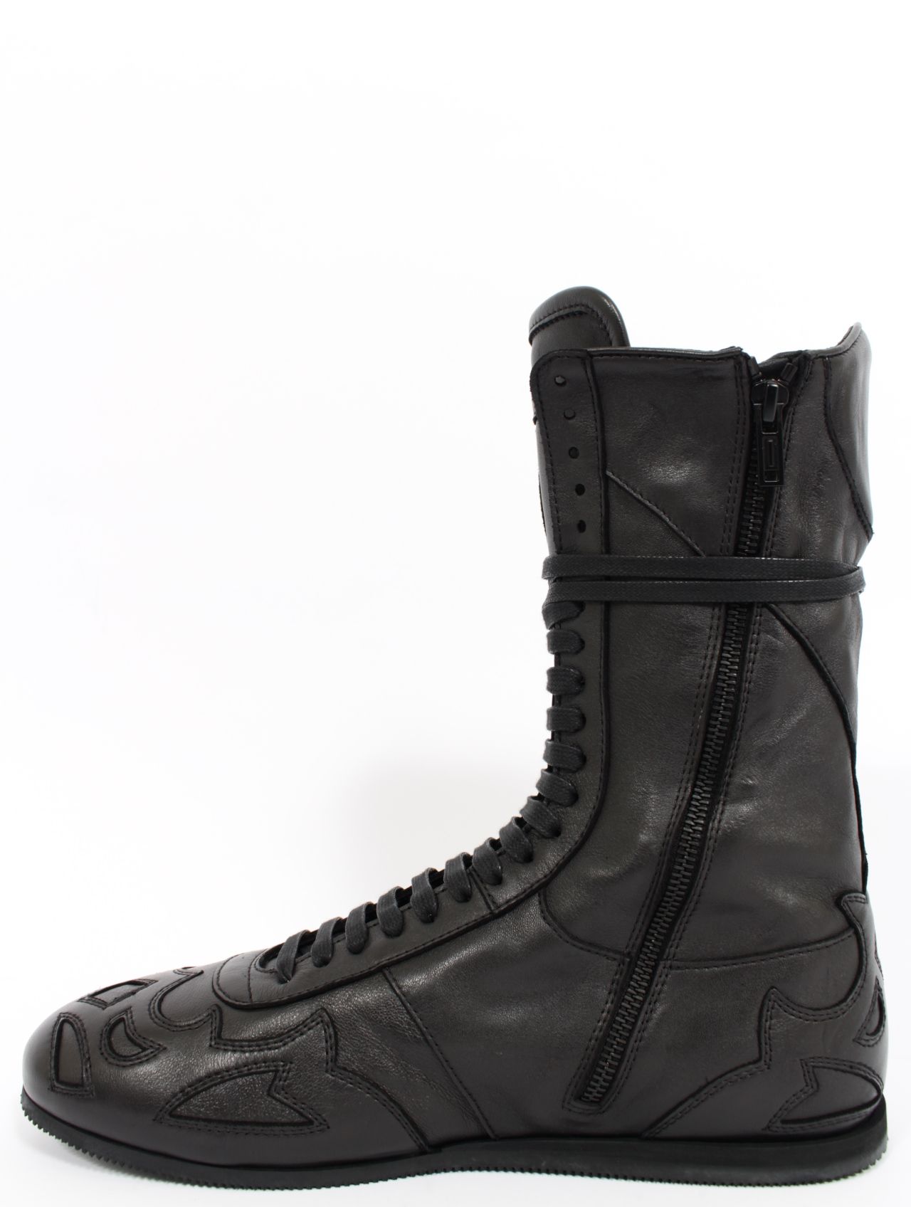 【25AW】パルネ ボクシング ハイカット スニーカー / PALNE BOXING HIGH CUT SNEAKER / ブラック