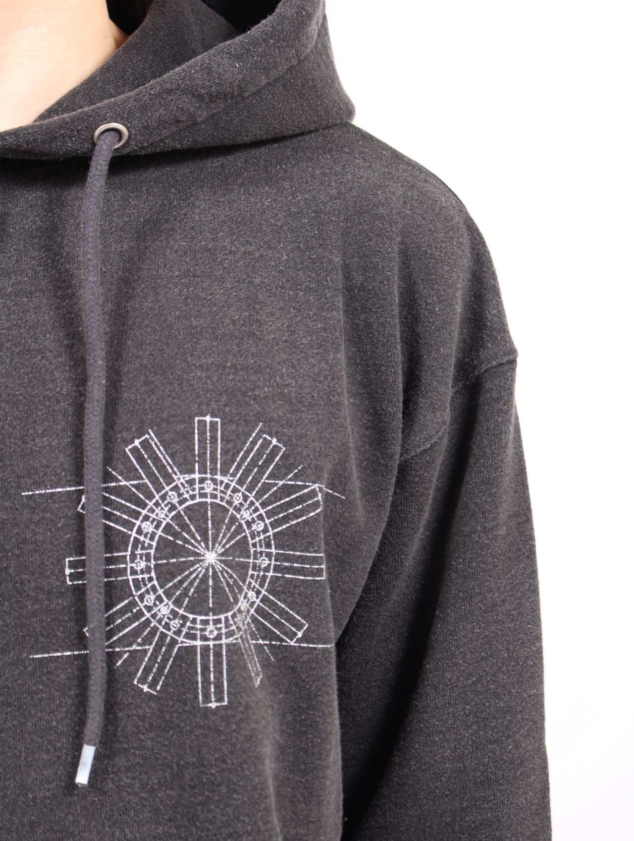 【25AW】グラフィック フーディー パーカー / GRAPHIC HOODIE / ブラック
