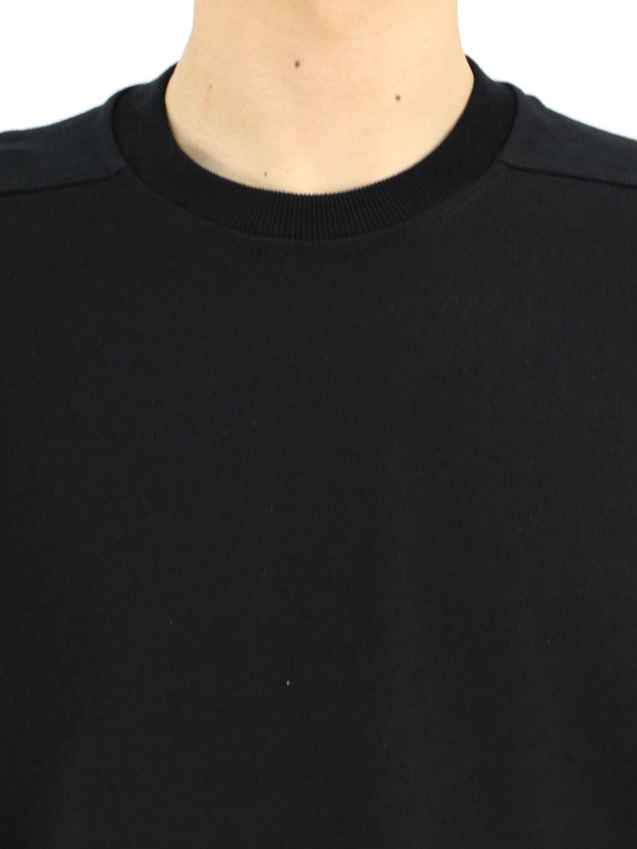 【25AW】リブ クルーネック 長袖スウェット シャツ / SHORT CREWNECK LS / ブラック