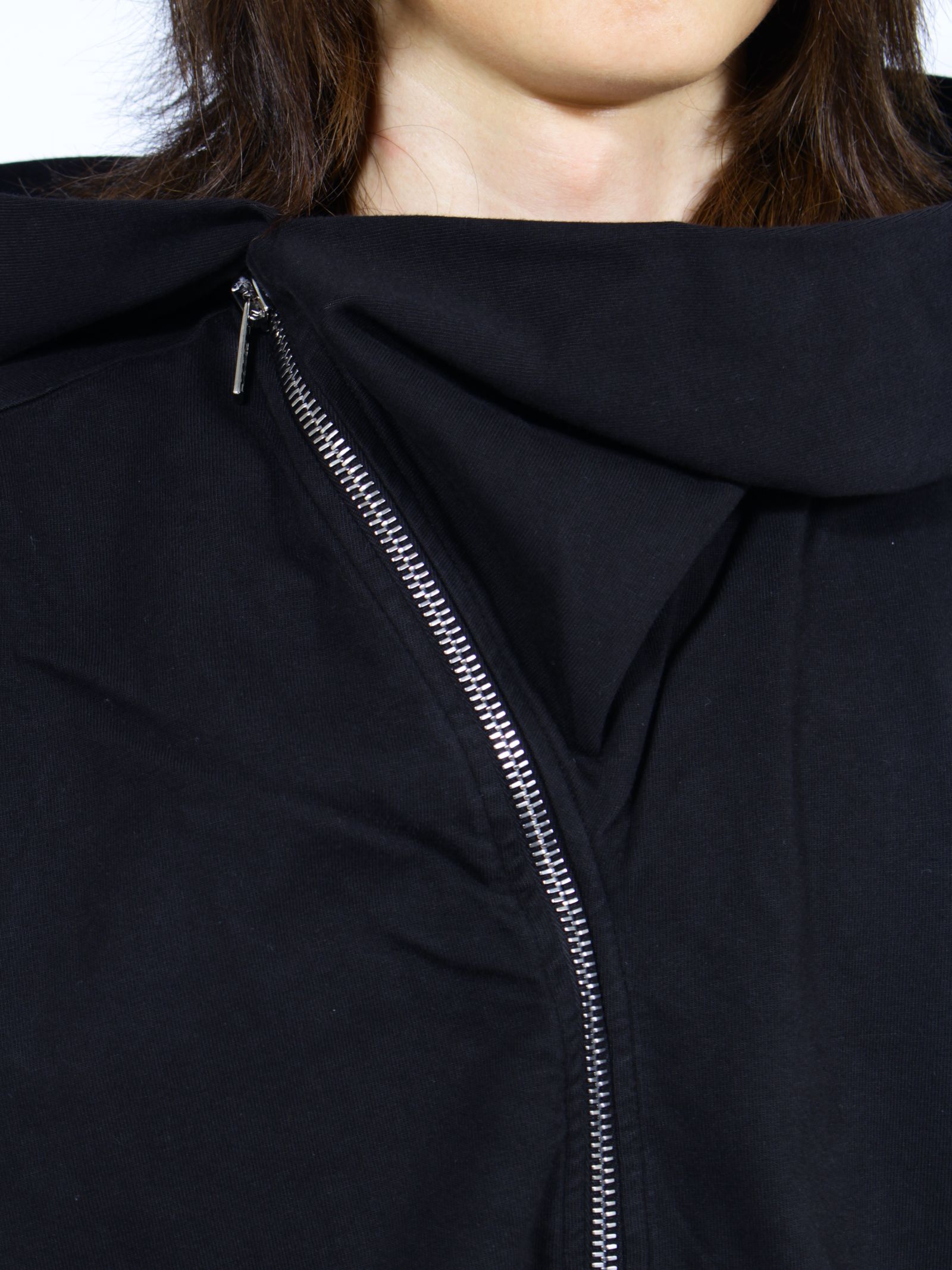 【26SS】マウンテン ハン ジップ フーディー パーカー / MOUNTAIN HUN HOODIE / ブラック