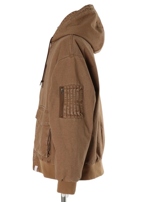 【26AW】 ダック フーディー ジャケット / DUCK HOODIE JACKET / ブラウン