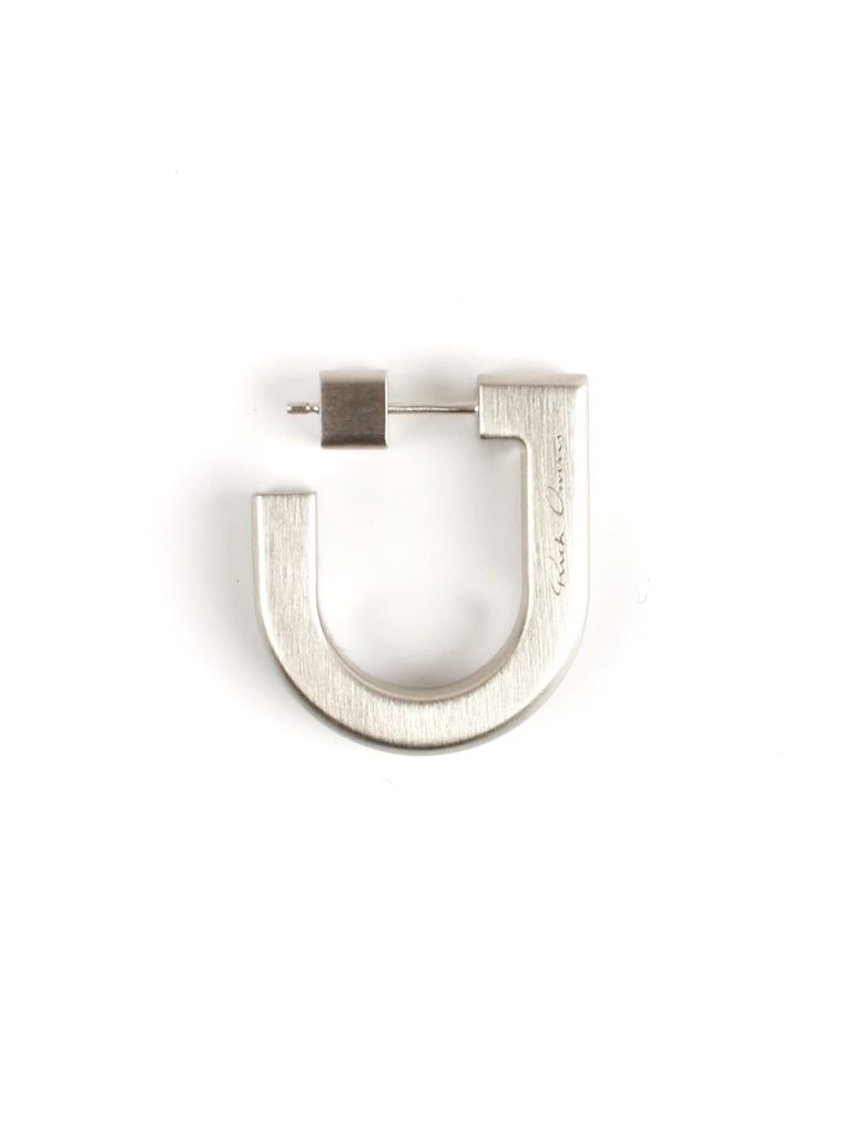 RICK OWENS - 【23SS】D リング ピアス / DRING EARRING / シルバー 