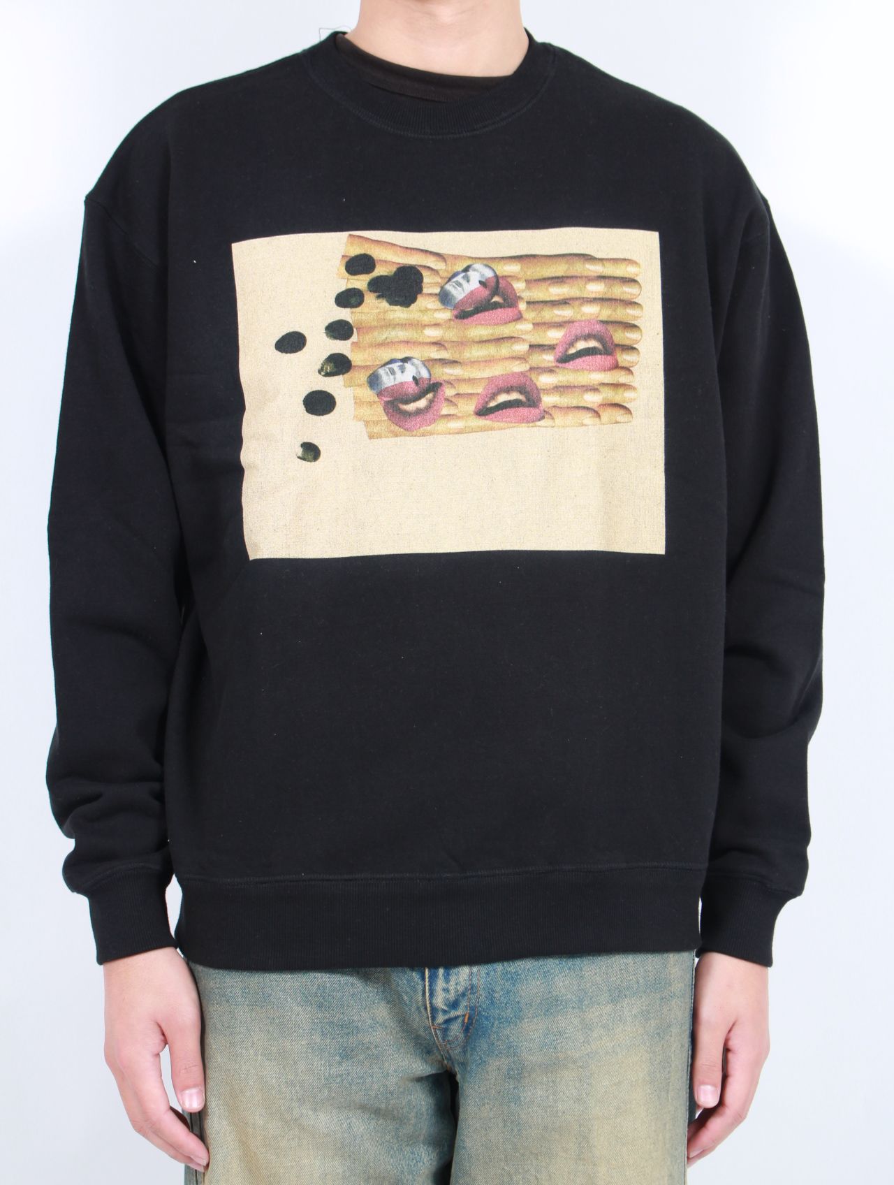 【25SS】フォト スウェット 長袖 トップス / PHOTO SWEAT TOPS / ブラック