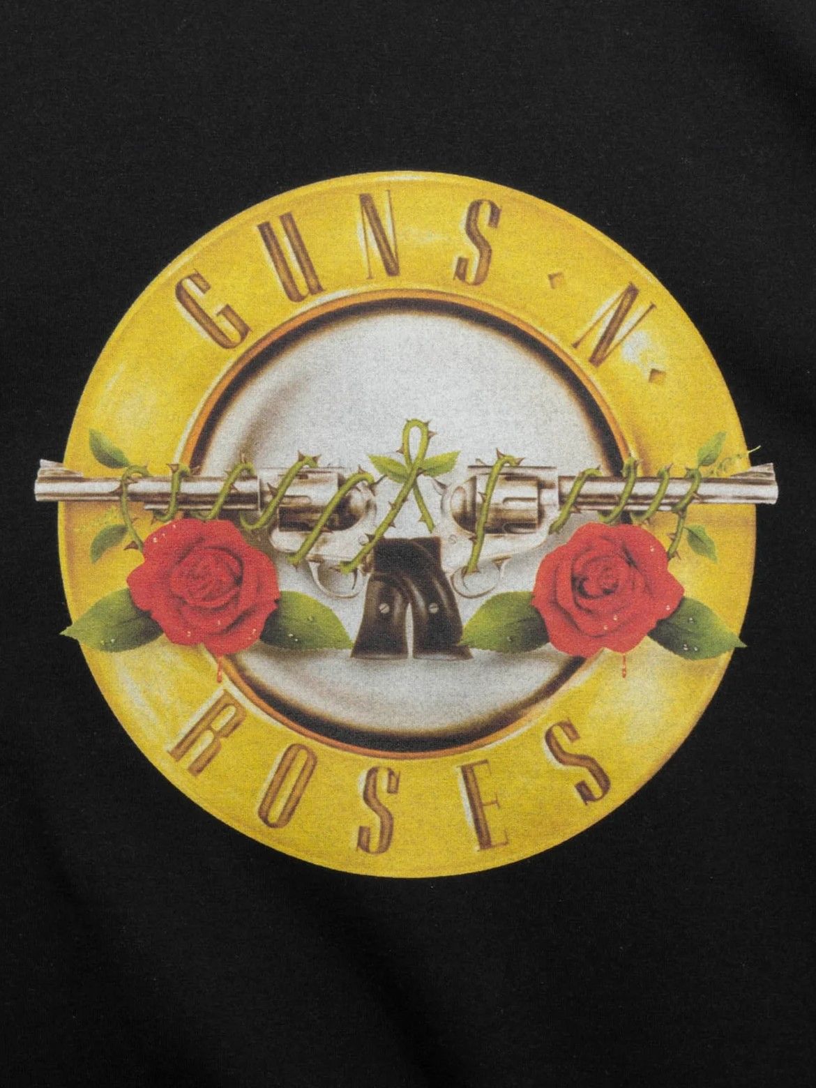 ガンズ・アンド・ローゼズ オーバーサイズ Tシャツ / GUNS N' ROSES PRIME-OVER CREW NECK T-SHIRT #1 / ブラック