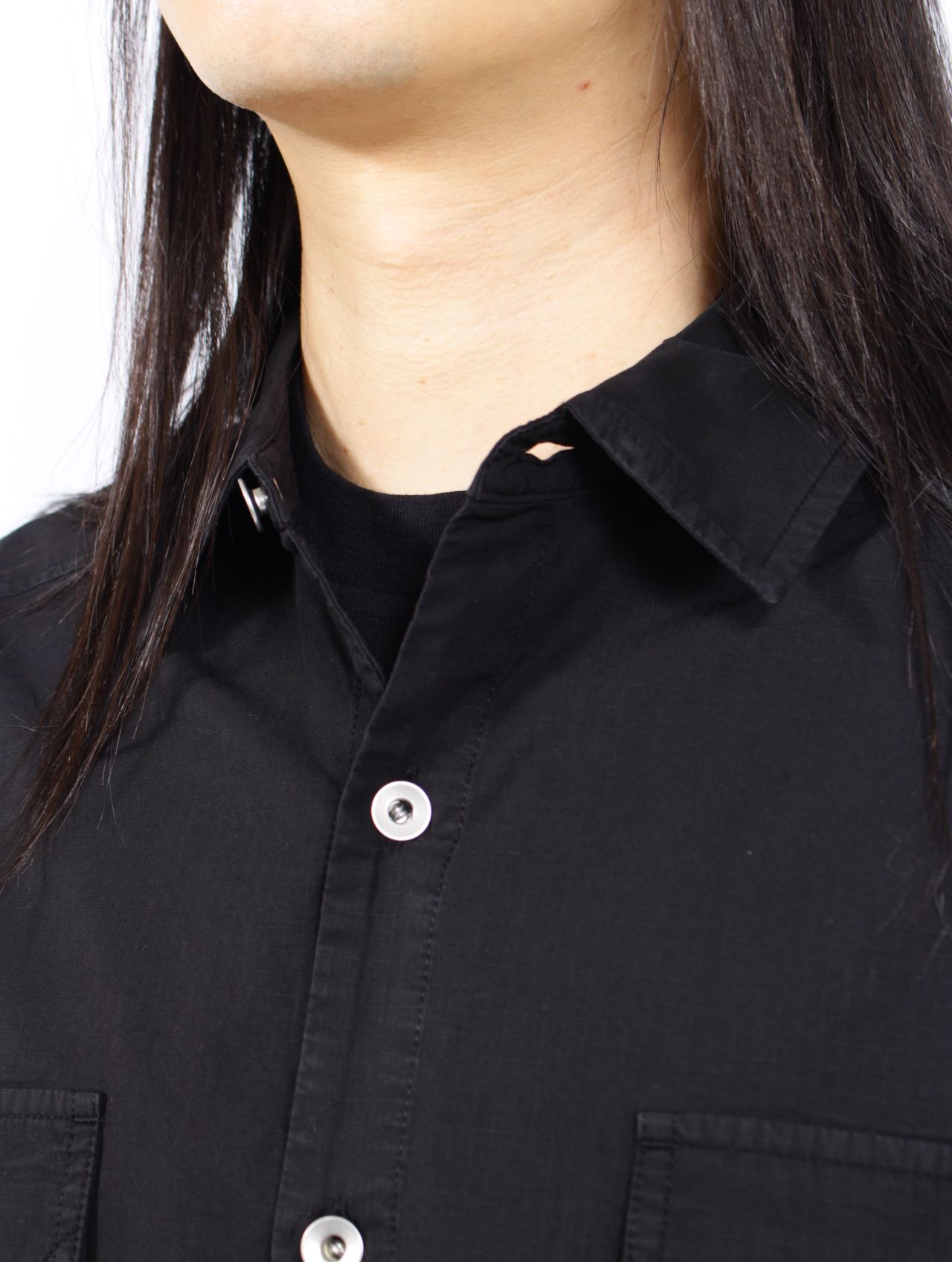 【26SS】ジャンボ アウターシャツ / JUMBO OUTERSHIRT / ブラック