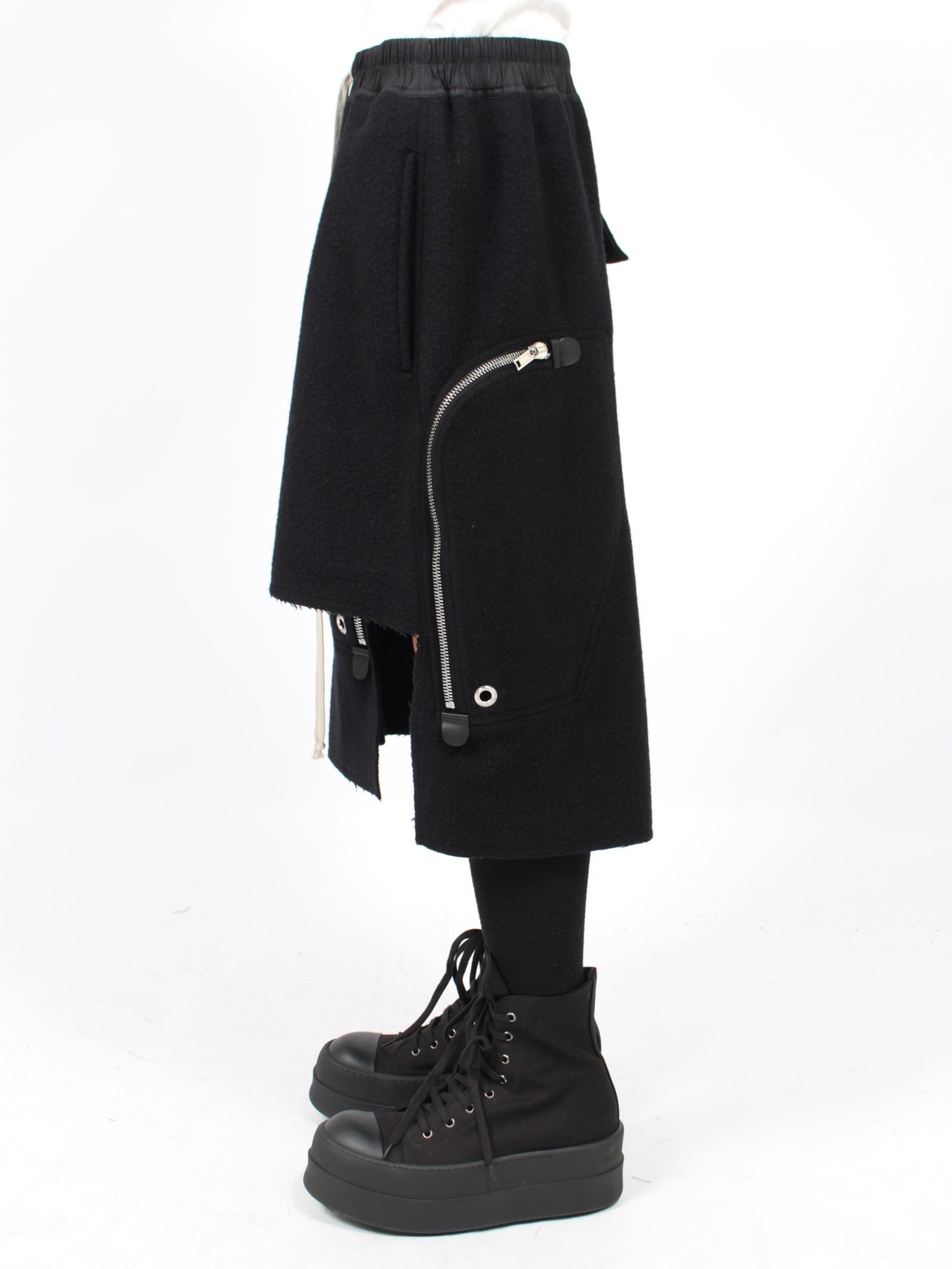 RICK OWENS - 【24AW】ドラッカ スカート / DRACCA SKIRT / ブラック | STORY