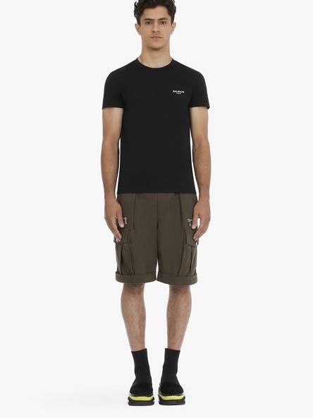 スモールロゴ Tシャツ / FLOCKY SMALL LOGO T-SHIRT / ブラック