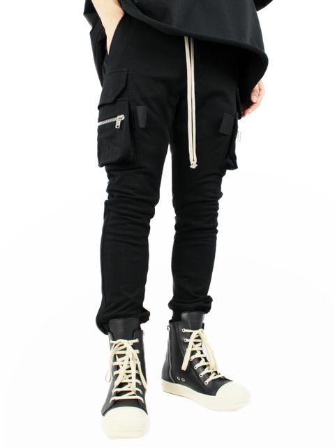 Rick Owens 17SS 学ば ドローストリングナイロンロングパンツ 48