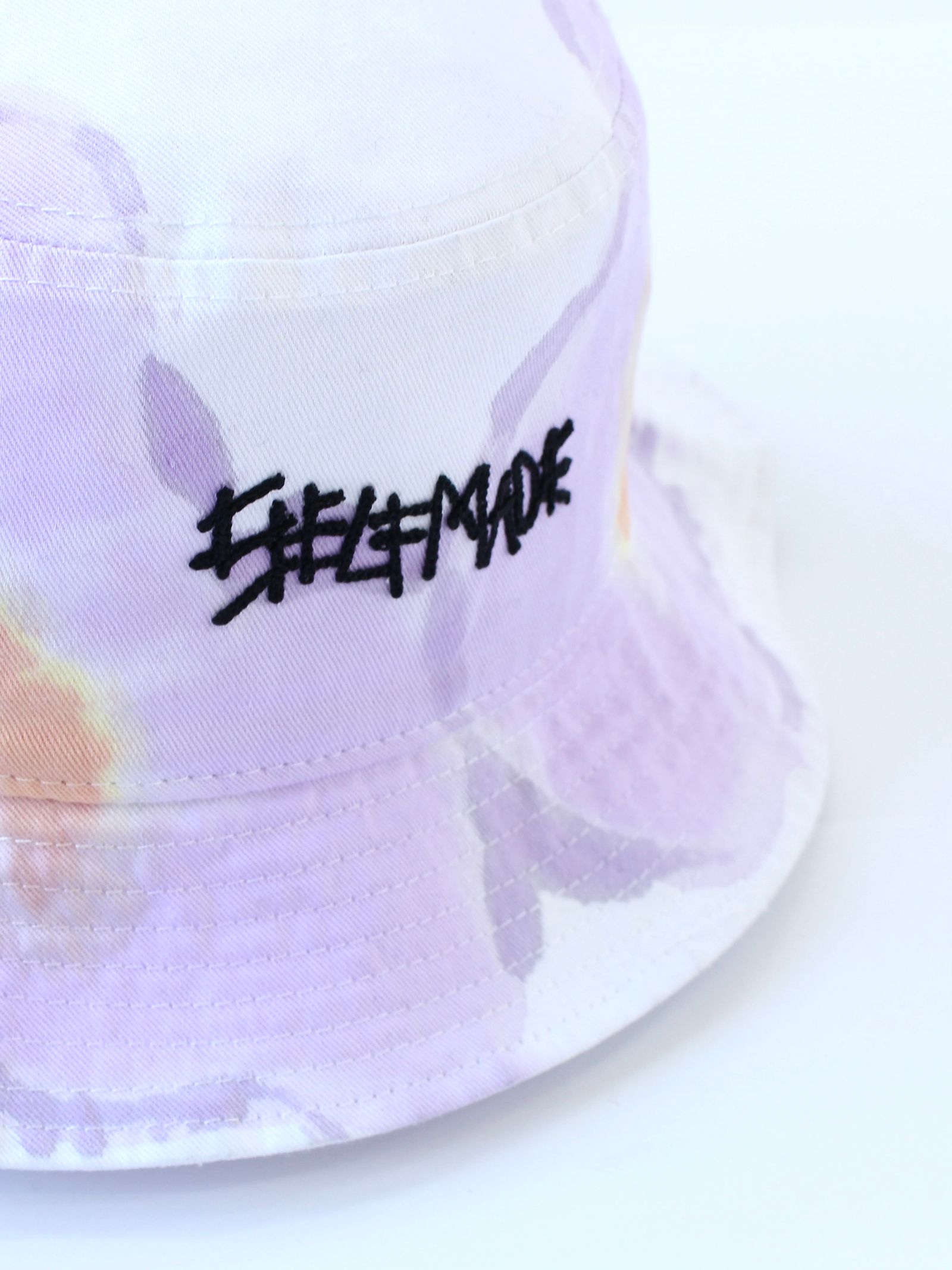 ランダムペイント バケットハット / WHITE BUCKET HAT MULTISPOTTED / ホワイト × マルチ