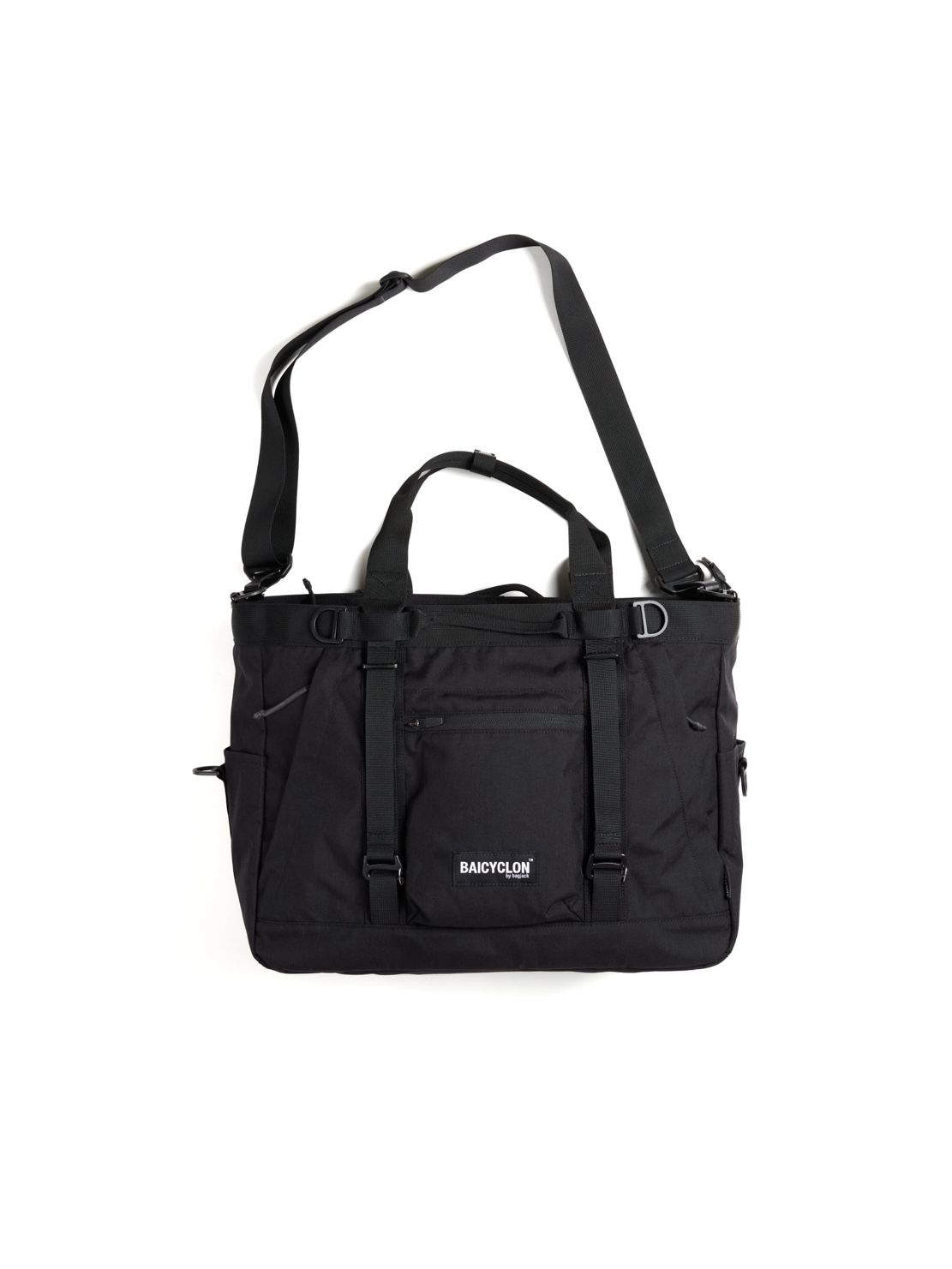 BAICYCLON トートバッグ ショルダー付き BAICYCLON by bagjack - トート バッグ / TOTE BAG / ブラック