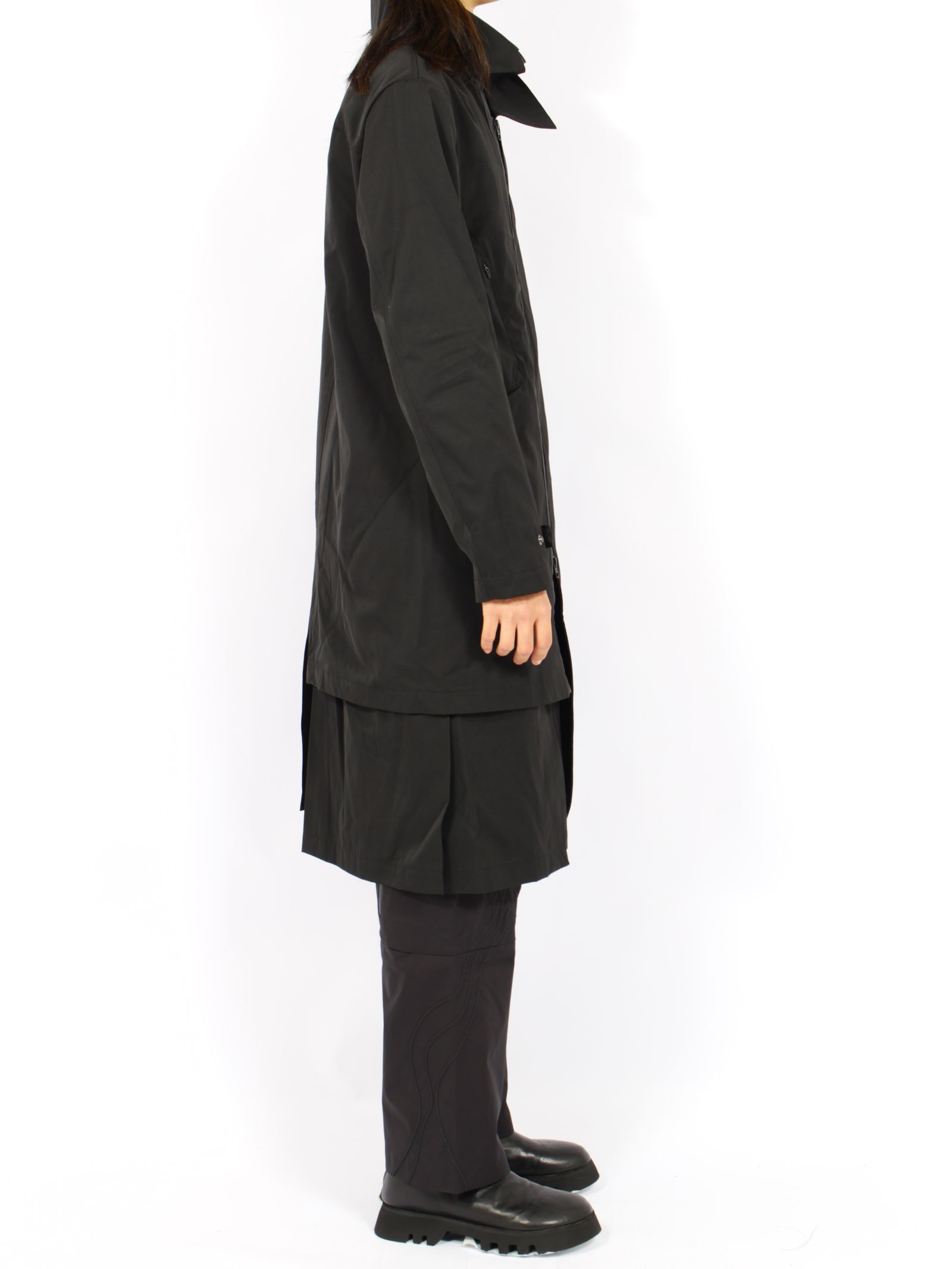 【26AW】デュアル ストラクチャー コート / DUAL STRUCTURE COAT / ブラック