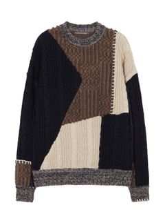 Andersson Bell【DAPHNE CREW-NECK SWEATER】を用いた大人ニットコーデ