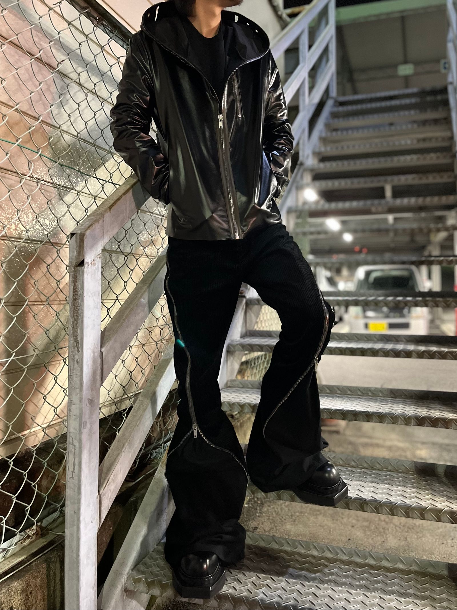 正規店 リック オウエンス rick owens 2019aw レザーワークジャケット