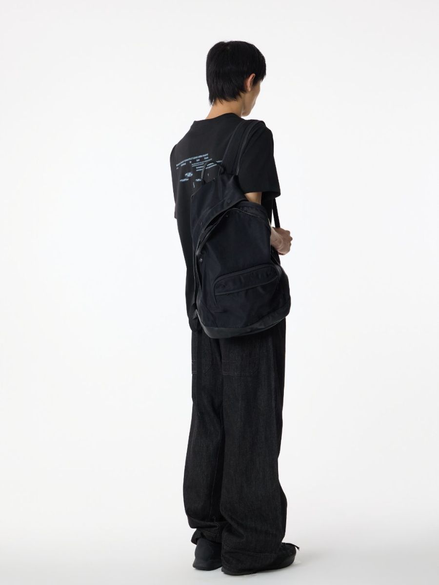 ダブル プラケット バックパック リュック / DOUBLE PLACKET BACKPACK / ブラック SG27SSACBP002