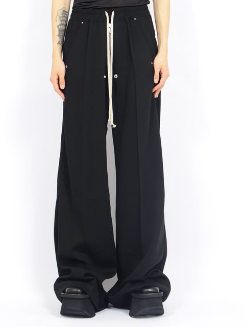 【26AW】ワイド ベラパンツ ウール素材 スラックス / WIDE BELA PANTS / ブラック