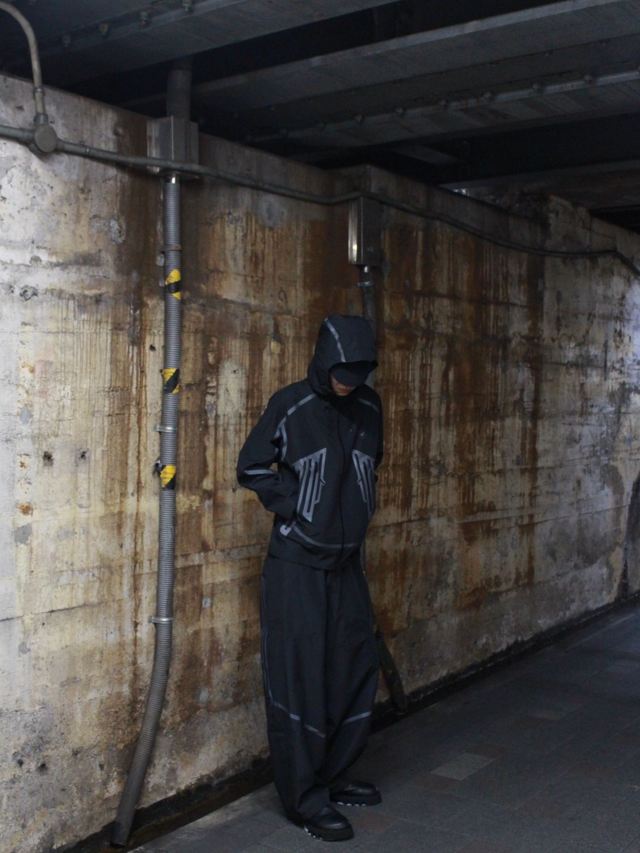 【25AW】3L テープド パンツ / 3L TAPED PANTS / ブラック