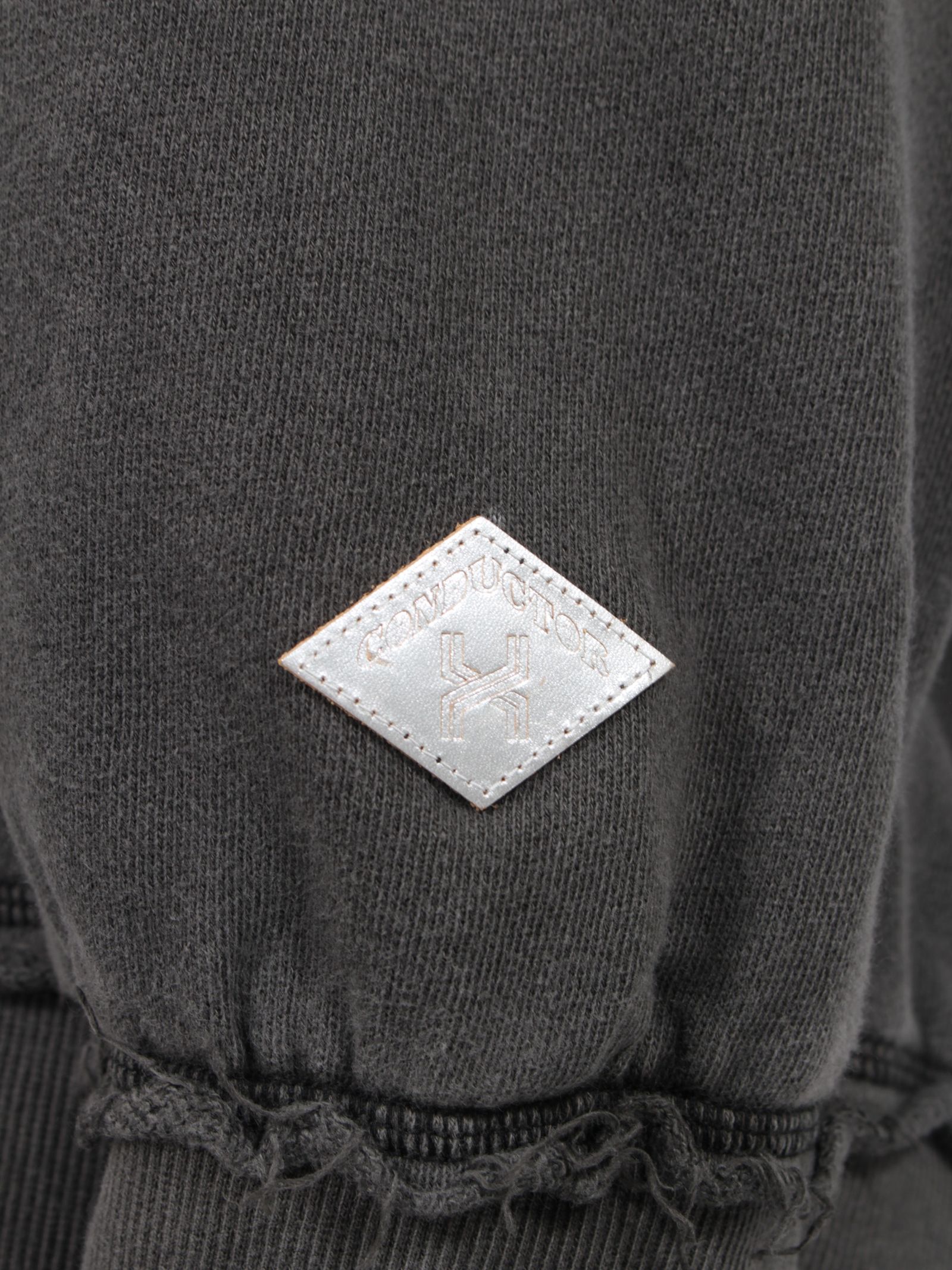 【24AW】ピグメント ペンタグラム コットン クルーネック スウェット / PIGMENT DYE COTTON CREWNECK SWEATER 'PENTAGRAM / ブラック