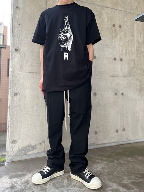 23SS Rick Owens/RAF SIMONSを用いた大人ラフコーデ