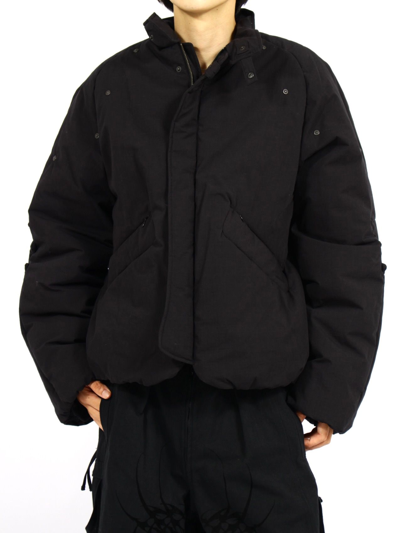 【25AW】カナボウ パファー ジャケット / 金棒 PUFFER / ブラック