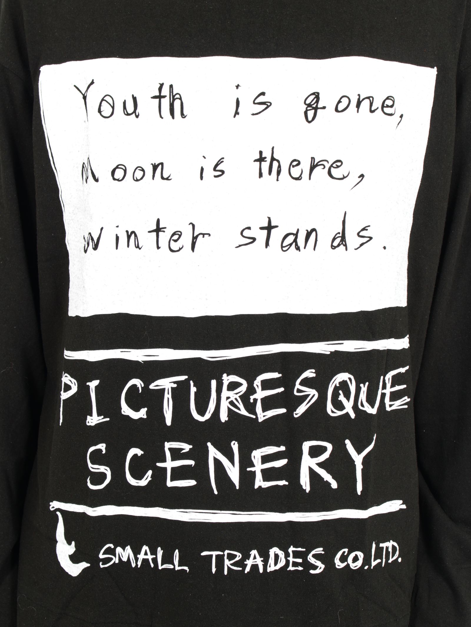 【26AW】ステイトメント イン ディセンバー ロングスリーブ Tシャツ / STATEMENT IN DECEMBER(L/S TEE) / ブラック