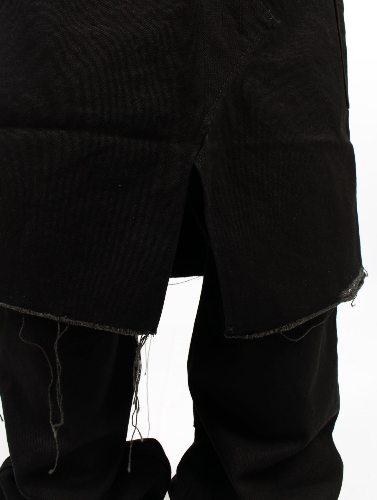【25SS】ボロダック ペインター ラップスカート / BORO DUCK PAINTER WRAP SKIRT / ブラック
