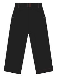 【26AW】ベーシックユニットパンツ /  SAN SAN X JIAN YE BASIC UNIT PANTS / ブラック