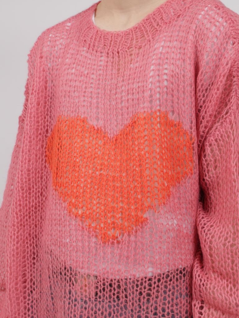 DAIRIKU - 【23AW】ハート モヘア プルオーバー ニット /  