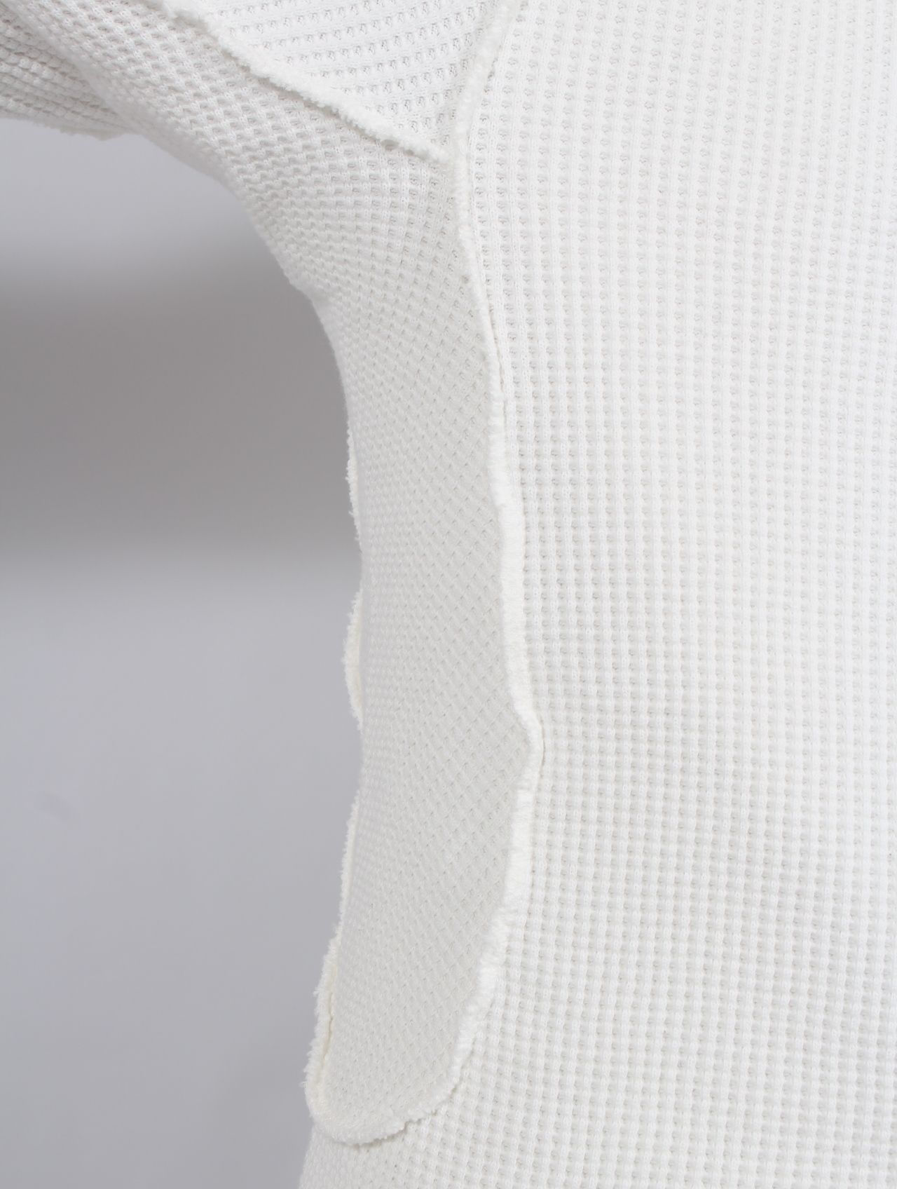 【25SS】ワッフル サーマル ロングスリーブ 長袖 Tシャツ / WAFFLE THERMAL LONG SLEEVE T-SHIRT / WHITE(ホワイト)