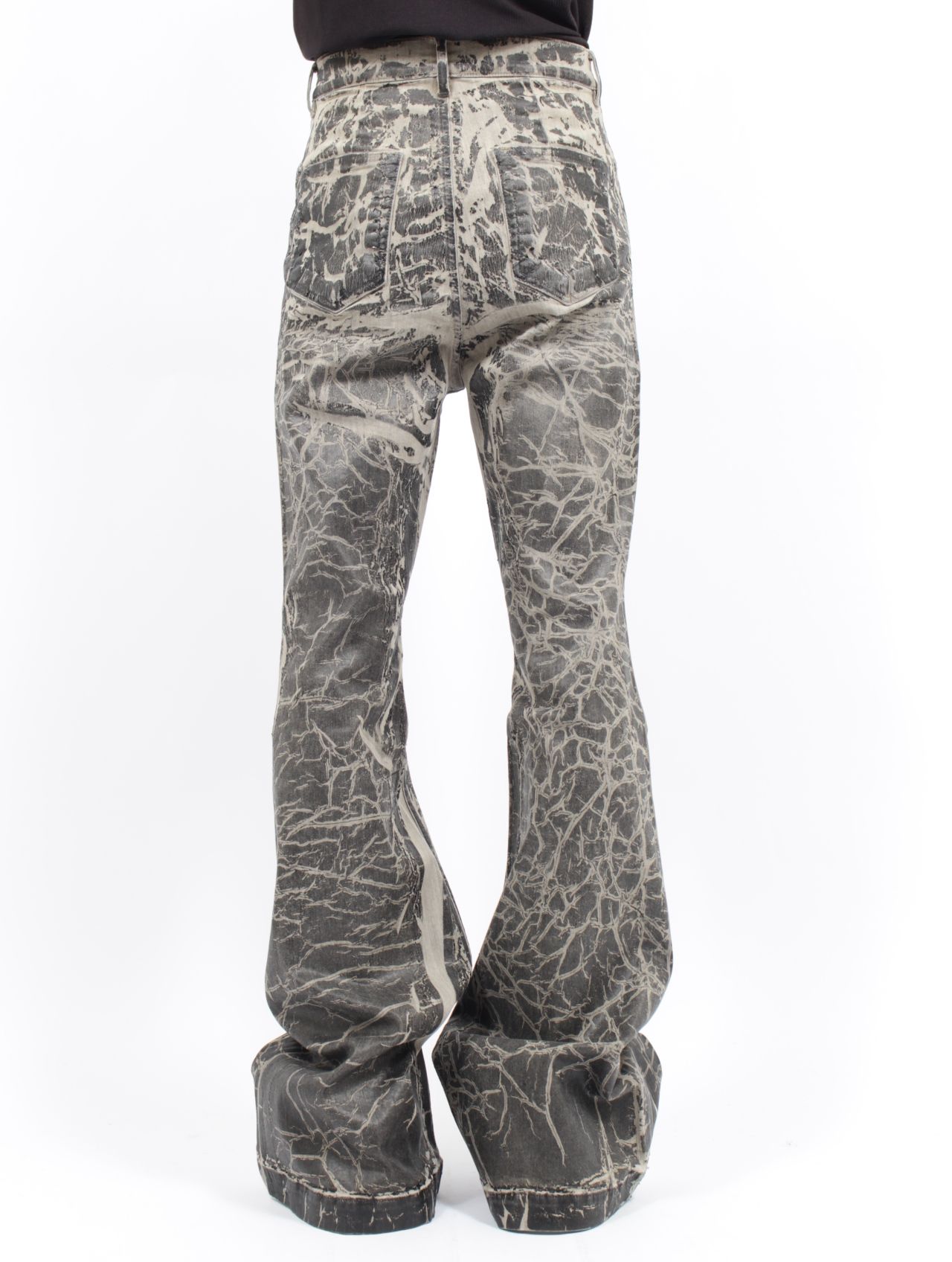 【Rick Owens】ボラン ハイライズ ブーツカット ジーンズ 大人気! RICK OWENS DRKSHDW ボラン ブーツカット ジーンズ