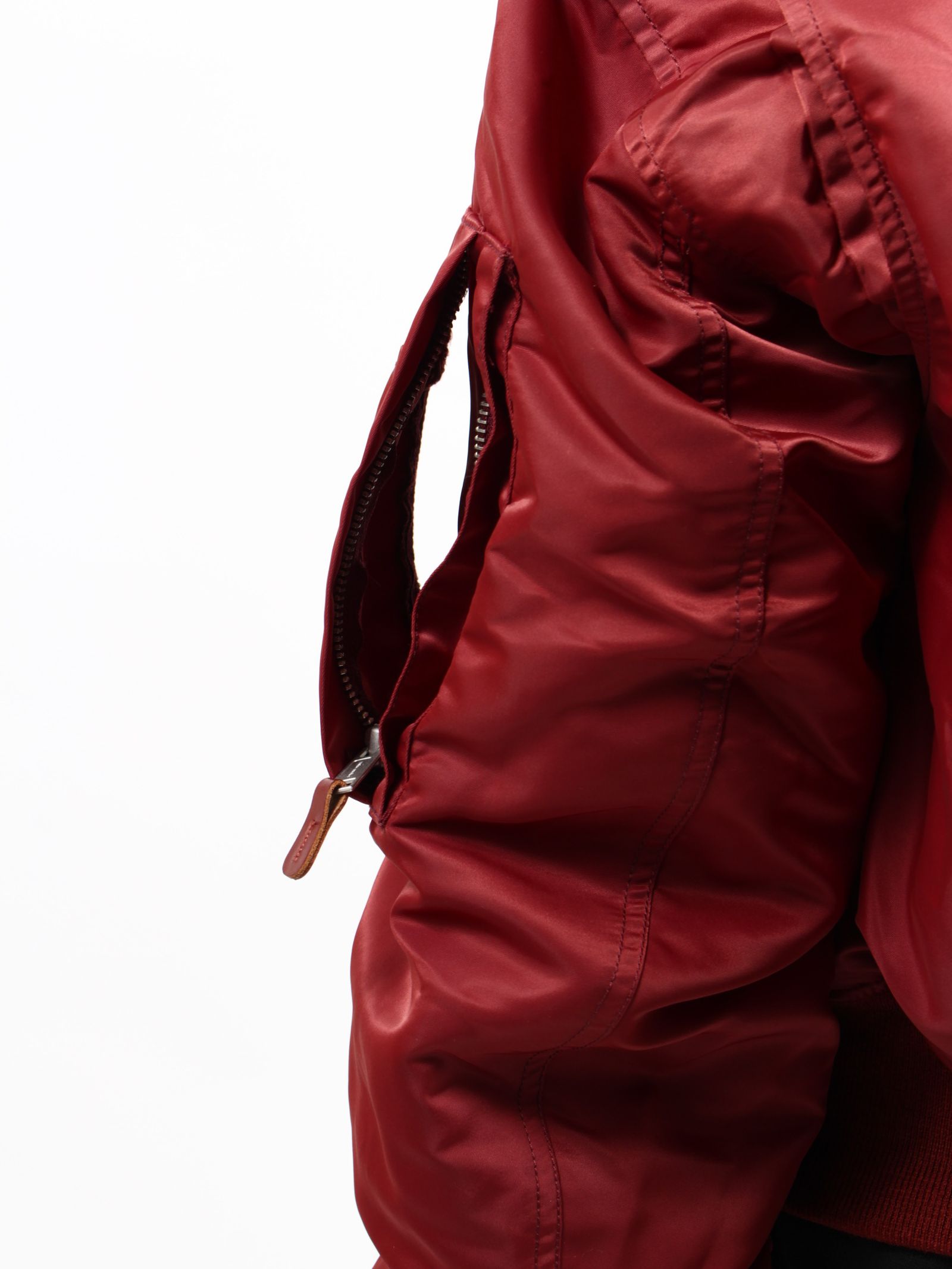 【25SS】フード ボンバー ジャケット / HOODED BROAD BOMBER / GARNET(レッド)