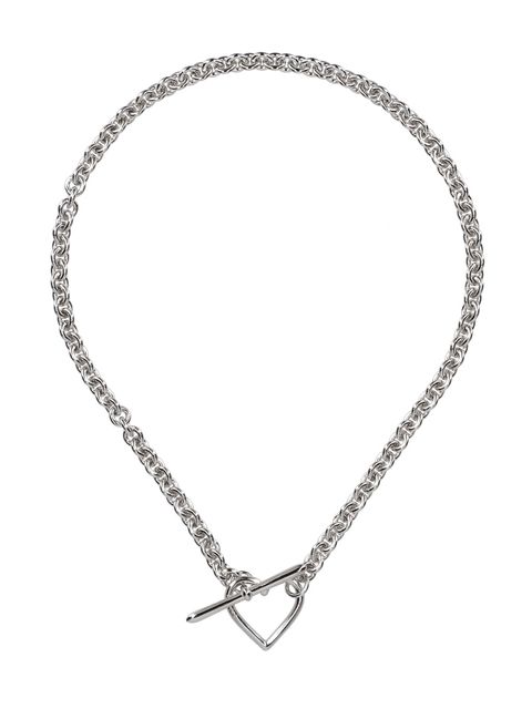 【26SS】ハート ネックレス / HEART NECKLACE (SMALL LINK) / シルバー