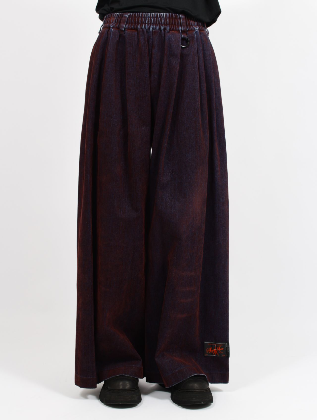 【26SS】 カバード デニム トラウザーズ / COVERD DENIM TROUSERS / ブラウン