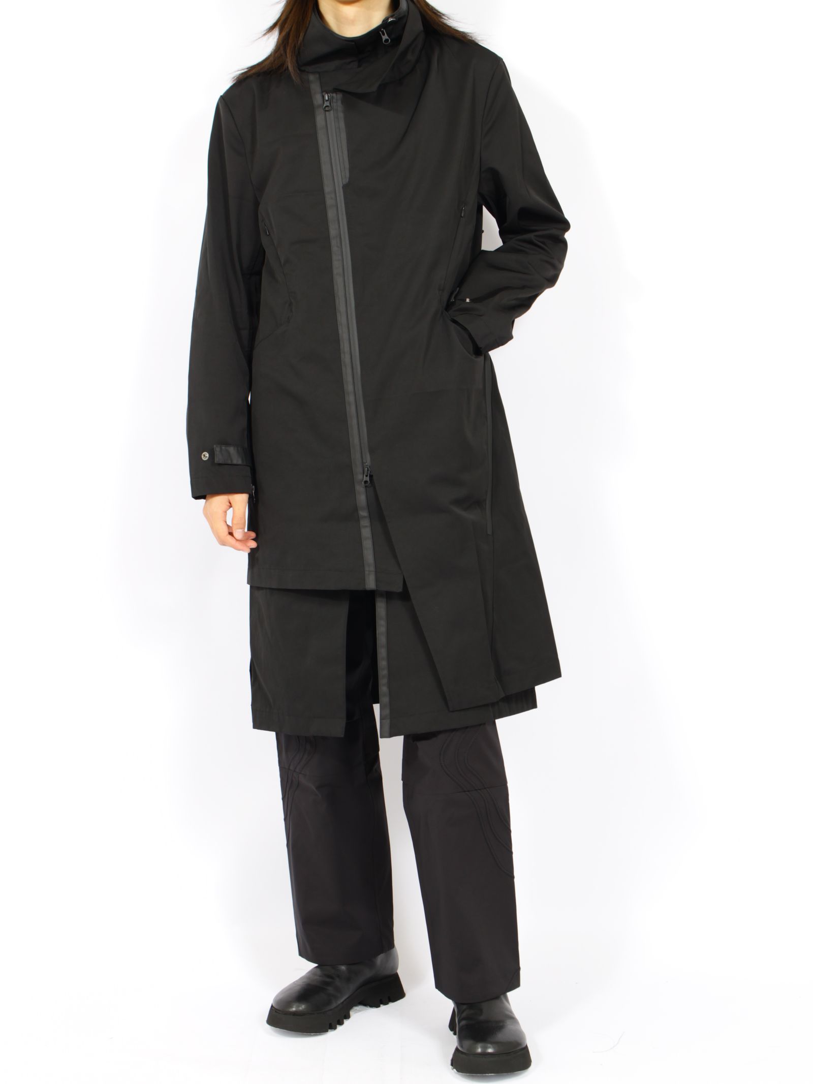 【26AW】デュアル ストラクチャー コート / DUAL STRUCTURE COAT / ブラック