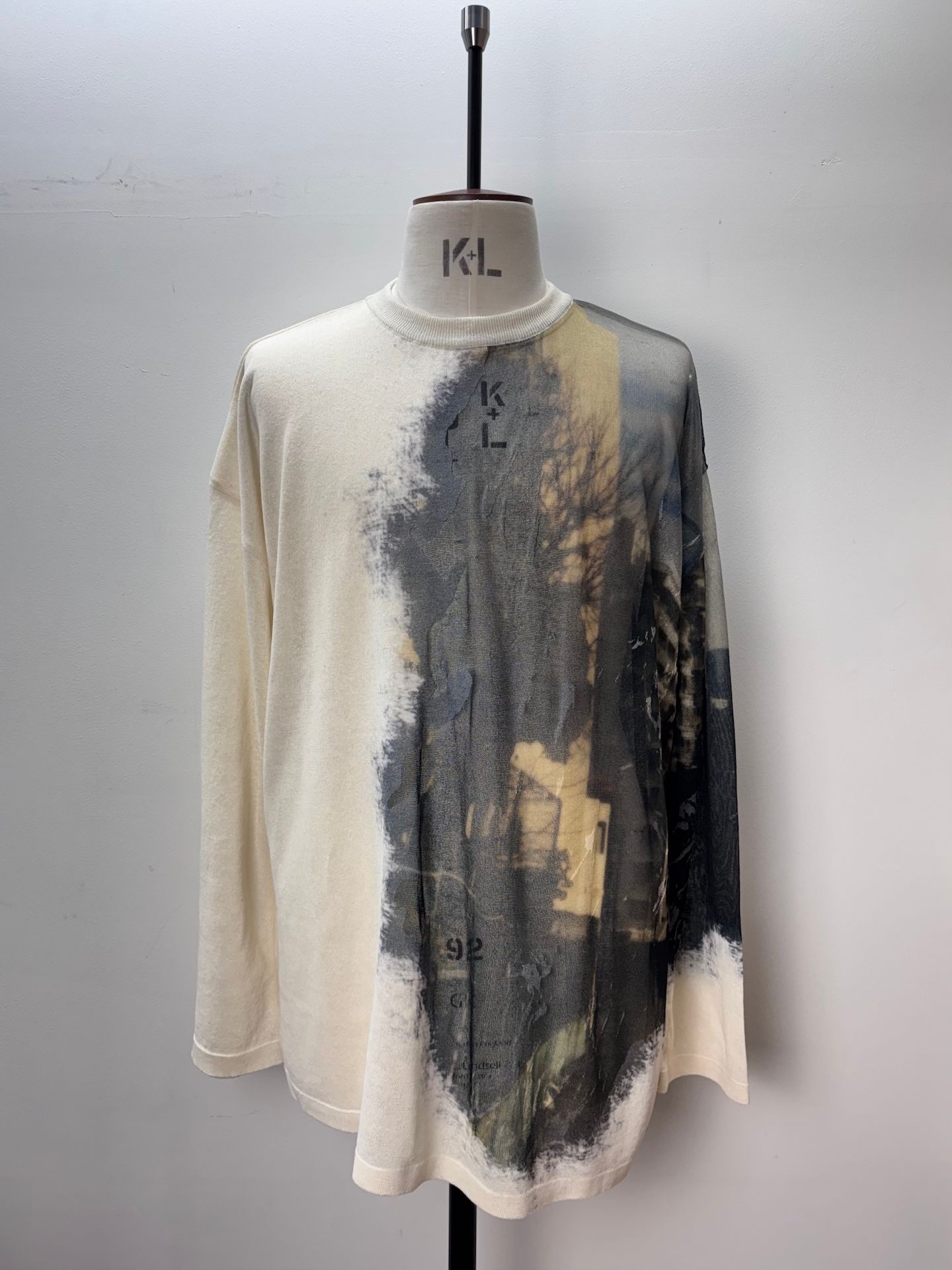 【27SS】シーナリー ウィーバー ジャンパー  ニット/ SCENERY WEAVER JUMPER (ISSUE#10) / ホワイト