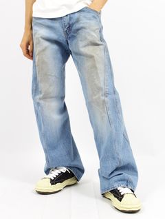 【25SS】3D ツイステッド ジーンズ / 3D TWISTED JEANS 2.0 / DISTRESSED FADED INDIGO(インディゴ)