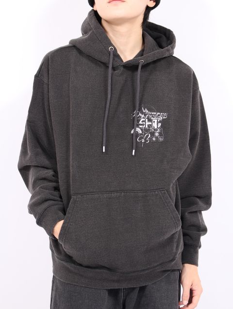 【25AW】グラフィック フーディー パーカー / GRAPHIC HOODIE / ブラック